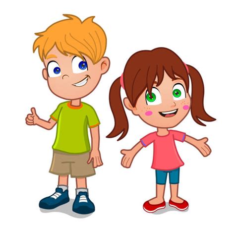 Brother Sister Illustrations Royalty Free Vector Graphics