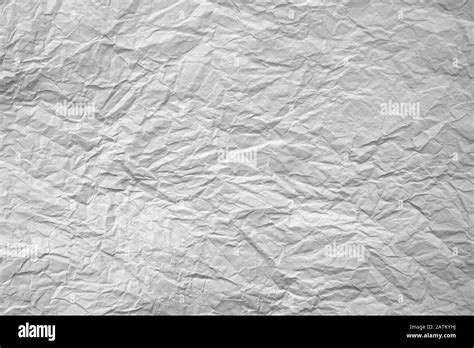 White Crumpled Paper Texture Natural Background Design Element Stock