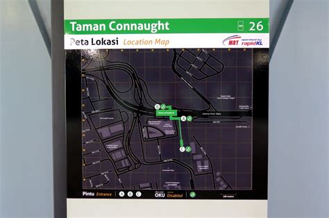 Parking bays are available here. Taman Connaught MRT Station - Big Kuala Lumpur