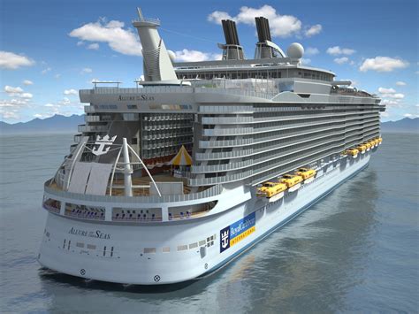 Allure of the seas has a total of 2706 cabins (of which 194 suites, 1787 balcony rooms, 716 adjoining, 472 insides) in 43 grades. Allure of the Seas cruise ship