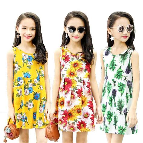 Buy Girls Summer Dress Toddler Girls Clothing Children