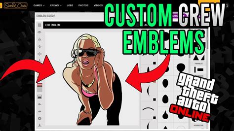 How To Get Custom Crew Emblems In Gta Online 2021 Youtube