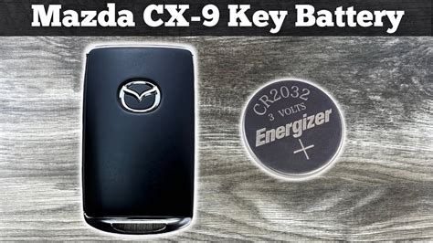 How To Change A 2020 2023 Mazda Cx 9 Remote Fob Key Battery Replace