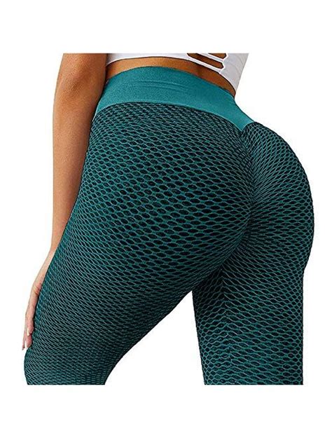 Buy Famous Tik Tok Leggings Women Butt Lifting Yoga Pants High Waist Tummy Control Bubble Hip