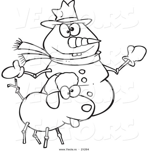 Abominable Snowman Coloring Page At