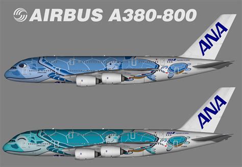 All Nippon Airways Ana Airbus A380 800 Tfs Juergens Paint Hangar