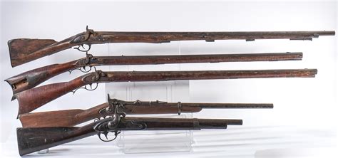 Sold Price 5 Gun Lot Of Antique Rifles For Repair Or Restore July 5