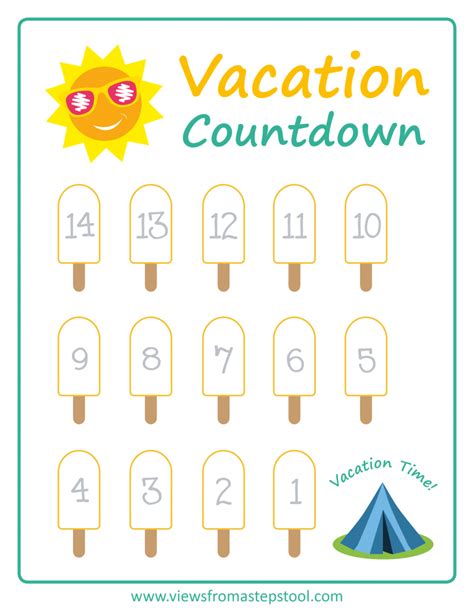 Free Printable Countdown Calendar