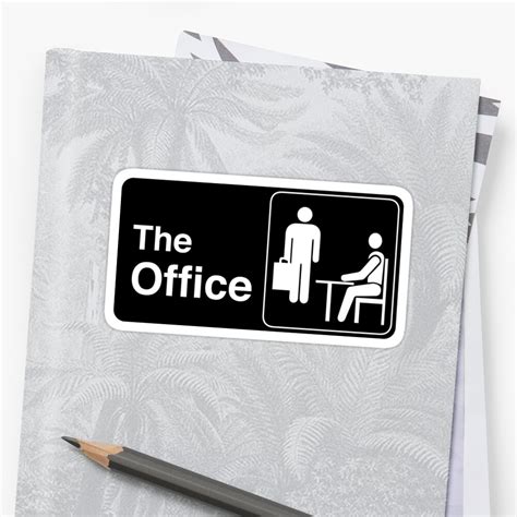 The Office Tv Show Logo Stickers By Chris Jackson Redbubble