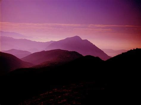 Purple Mountains Beautiful Landscape Photography Purple Mountain