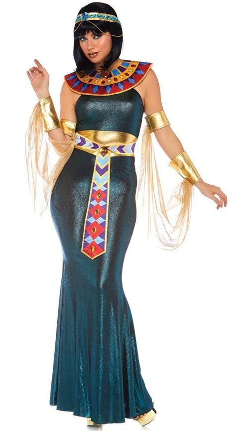 Egyptian Goddess Queen Of Nile Cleopatra Black Woman Costume Clothes