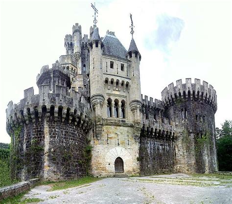 Castillo De Butrón Gatika Vizcaya Spain Fairytale Castle