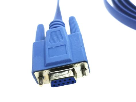 1x Db 9pin Rs232 Serial To Rj45 Cat5 Ethernet Adapter Lan Console Cable