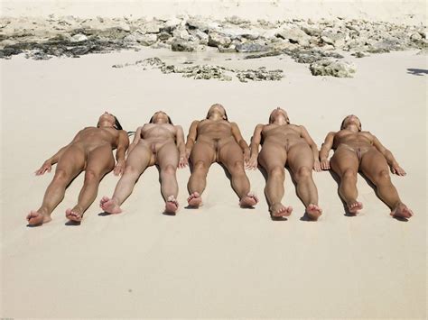 Naked Group Beach