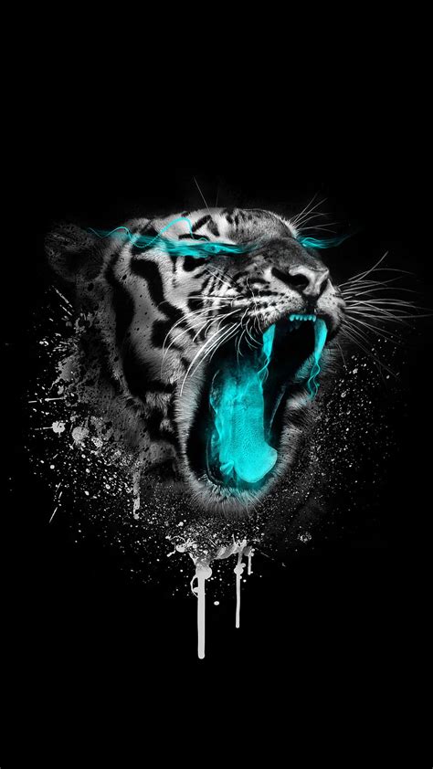 Colorful Quality Android Black Tiger Hd Phone Wallpaper Pxfuel