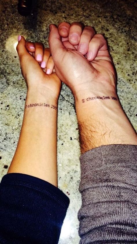 Couple Tattoo Matching Christian #couplegoals #couples #couplegoal