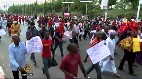 Nigerians Protest Against Girls Abduction Youtube