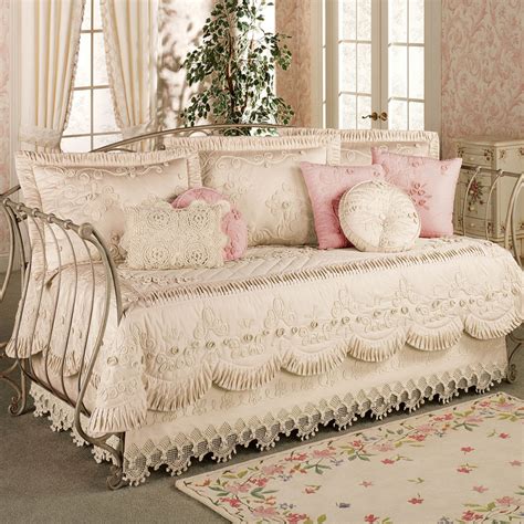 A shabby chic bedding set is the perfect way to create a comfy, faded, airy look of sophistication while staying vintage all the way. Tranquil Garden Daybed Bedding Set Daybed | Shabby chic ...