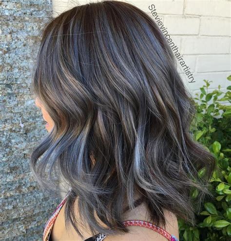 You can style your hair; 60 Shades of Grey: Silver and White Highlights for Eternal ...