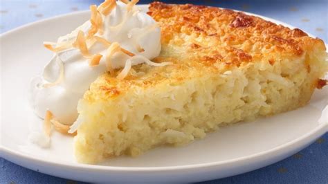 I love capital grille's food and desserts! Impossibly Easy Coconut Pie Recipe - BettyCrocker.com