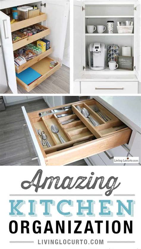 The basic idea with this option is to multiply the typical surface space you may have in your corner cabinets. The Most Amazing Kitchen Cabinet Organization Ideas!