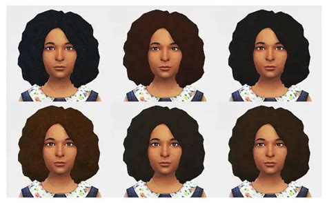 Sims 4 Hairs ~ Lumia Lover Sims Medium Afro Hairstyle