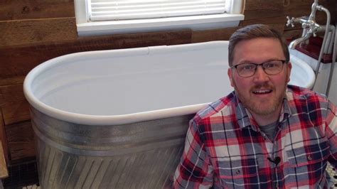 Making A Bathtub From A Trough You Wont Believe The Result In 2020