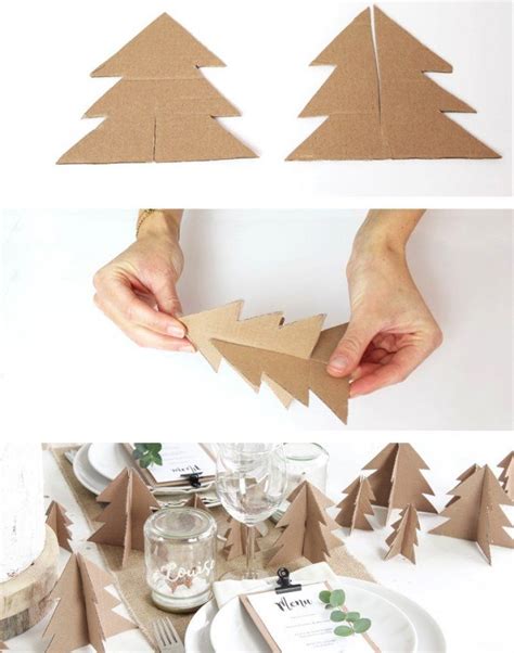 9 Diy Pour Fabriquer Un Sapin De Noël En Carton Avec Images