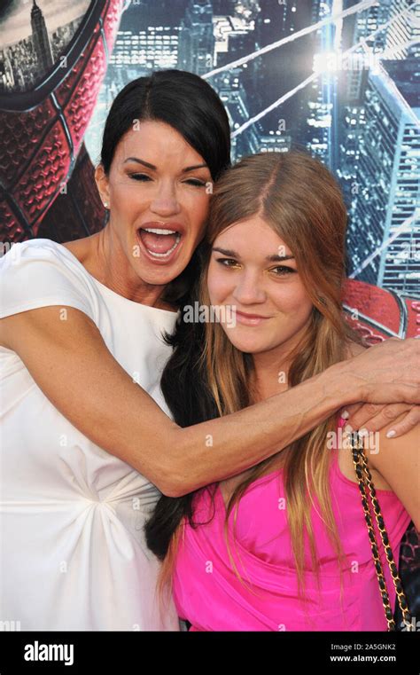 Los Angeles Ca June 28 2012 Janice Dickinson And Daughter At The World Premiere Of The