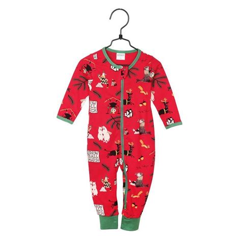 Muumi Lumisota Pyjama Punainen 56 Cm Lasten Into