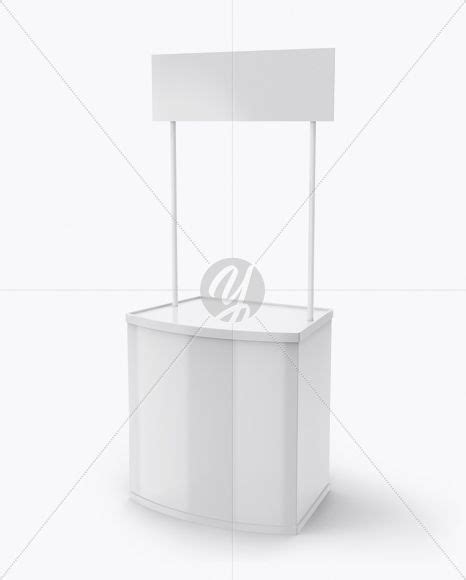 Download Promo Stand Mockup - Half Side View in Outdoor Advertising Mockups on Yellow Images Object ...