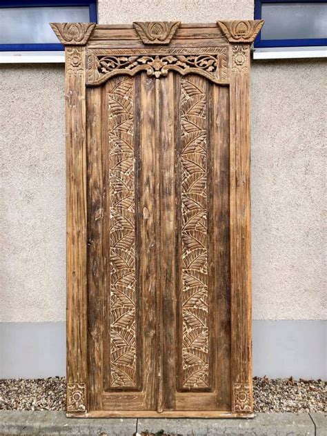 Orientalische Tür „melati Reich Verzierte Tür Dari Asia Antike Türen