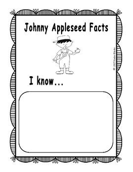 Make a daily johnny appleseed activities, worksheets, printables, and lesson plans activity lesson plan book. Johnny Appleseed Writing Prompts for Pre-K, Kindergarten ...