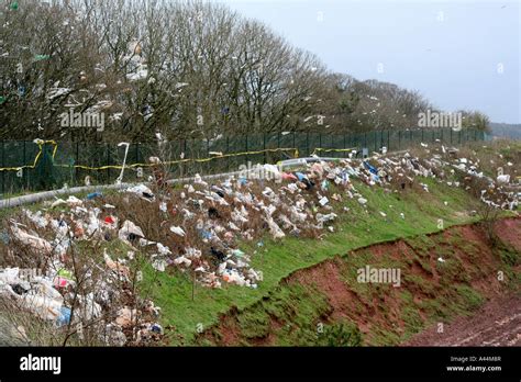 Rubbish Landfill Pollution Plastic Broadpath Uffculme Waste Devon Hi