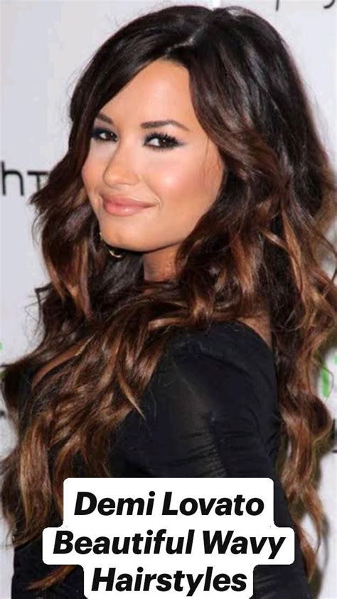 Demi Lovato Beautiful Wavy Hairstyles Bob Hairstyles Short Hair