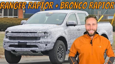 2023 Ford Ranger Raptor Spied Testing With Bronco Raptor Youtube