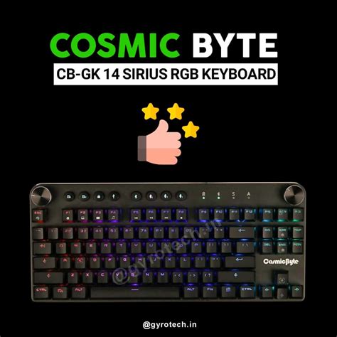 Cosmic Byte Cb Gk 14 Sirius Bluetooth And Wired Mechanical Keyboard