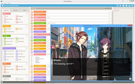 The program features an extensive tutorial that's actually delivered as a visual novel, so you can get an idea of what a complete visual novel looks like while you're learning how to make them. TyranoBuilder | The EASIEST, FASTEST Tool to Create Multi ...
