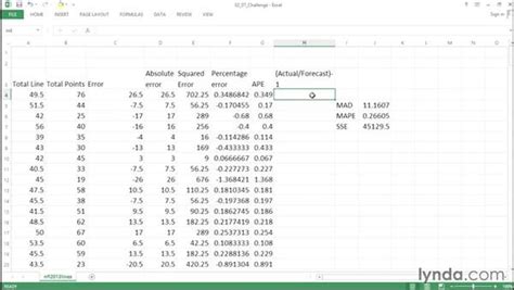 Excel formula calculate percent variance exceljet. Mean Absolute Percentage Error Excel / Operations management forecasting - Calculate mape by ...