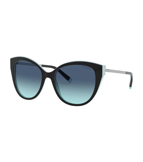 Tiffany And Co Black T True Cat Eye Sunglasses Harrods Uk