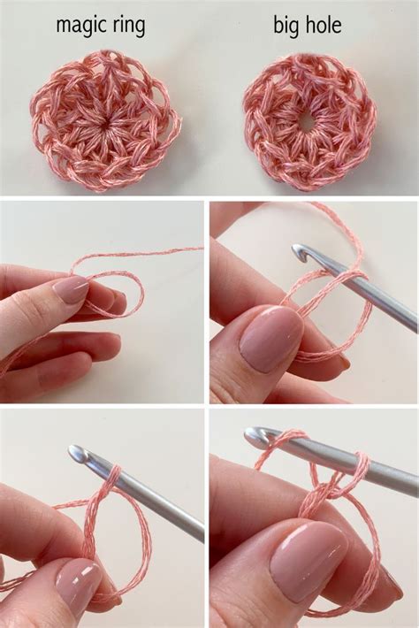 How To Make A Crochet Magic Ring Or Magic Circle Magic Ring Magic