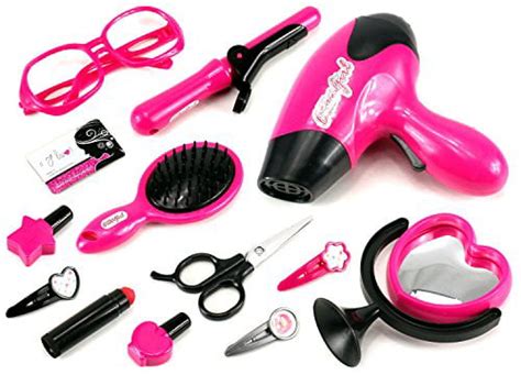 cute girl hair salon 3 pretend play toy fashion beauty play set w working hair dryer assorted