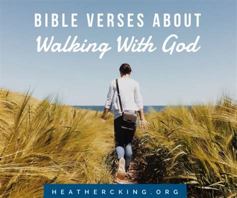 Bible Verses About Walking With God Heather C King Room To Breathe