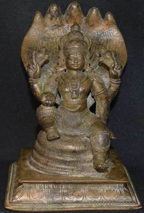 Seated Vishnu Kerala Bronzes Of India A Personal Collection