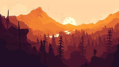 Image Firewatch Game Wallpaper Hd Wallpapers Landscape Wallpaper