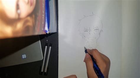 How To Draw Rin Okumura Blue Exorcist Youtube