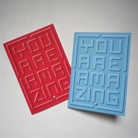 You Are Amazing Ball Maze T Card By Glyn West Design