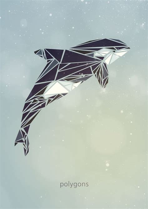 Polygon Animals By Emiliya Lokta Via Behance Geometric Shapes Art