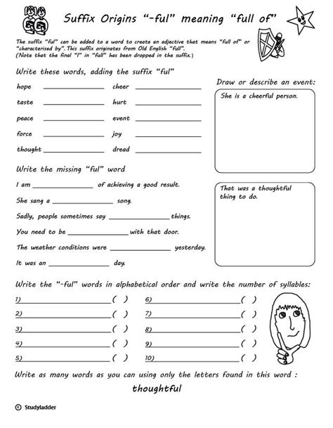 Ly Suffix Worksheet
