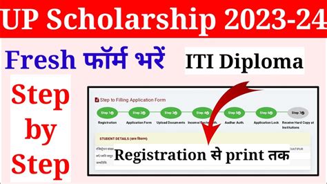 iti scholarship form online 2023 | iti scholarship form kaise bhare